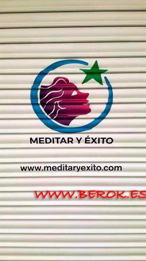 Graffiti Persiana Meditar Y Exito 300x100000